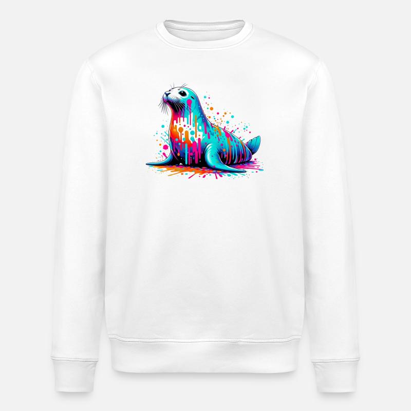 Siegel - Stanley/Stella Unisex Bio-Sweatshirt ROLLER - Weiß
