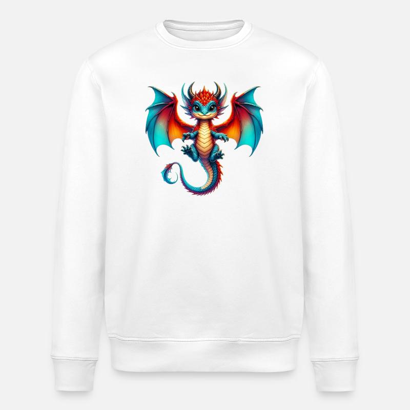 Dragon - Sweat bio ROLLER Stanley/Stella Unisexe - blanc