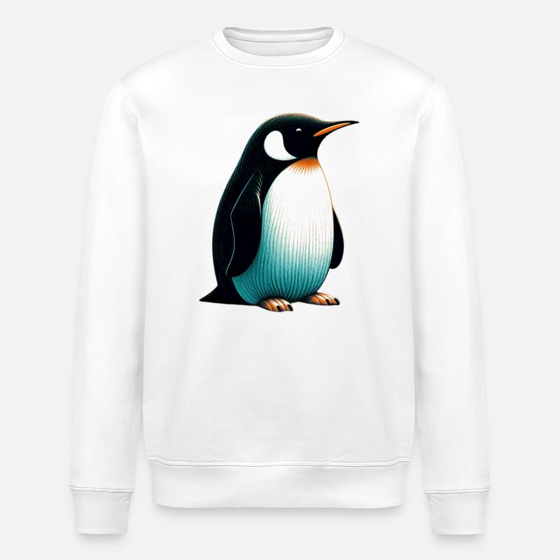 Penguin - Stanley/Stella ROLLER Unisex Organic Sweatshirt - white