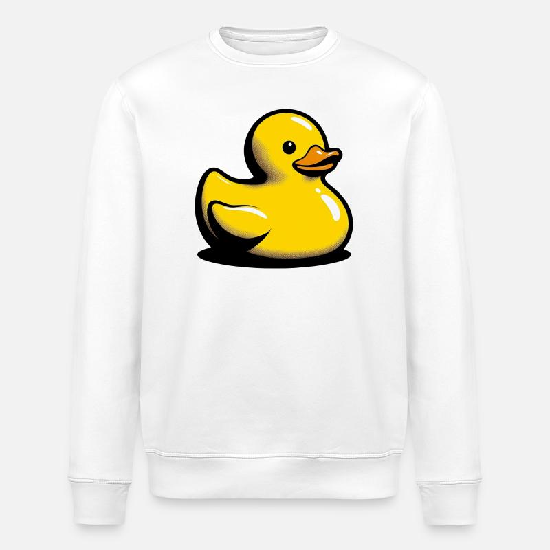 Caneton Canard Canard Canard - Sweat bio ROLLER Stanley/Stella Unisexe - blanc