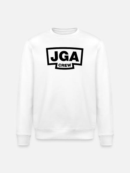 JGA Crew - Emblem - Stanley/Stella Unisex Bio-Sweatshirt ROLLER - Weiß