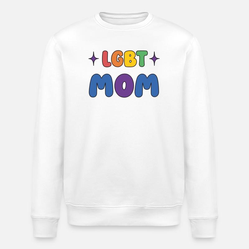 LGBTQ-Pride-Monat - LGBT-Mutter - Stanley/Stella Unisex Bio-Sweatshirt ROLLER - Weiß