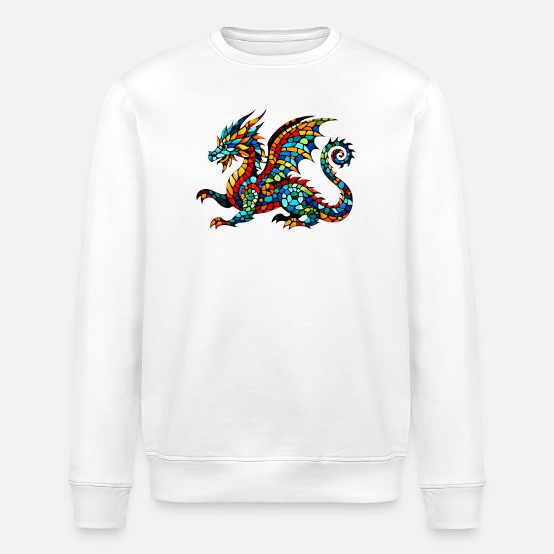 Dragon - Sweat bio ROLLER Stanley/Stella Unisexe - blanc