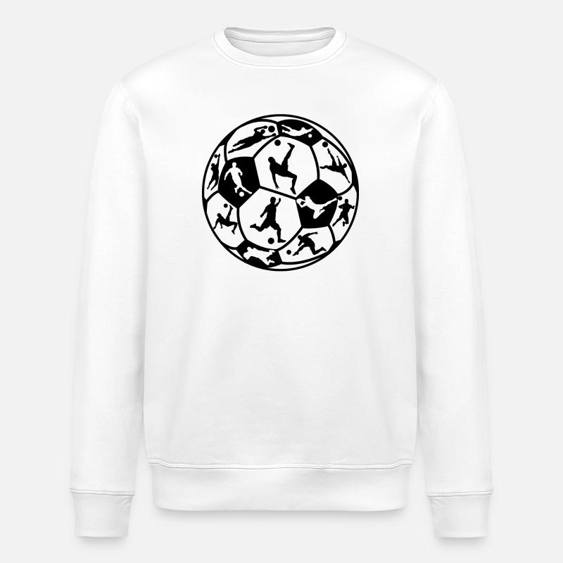 Fußball - Stanley/Stella Unisex Bio-Sweatshirt ROLLER - Weiß