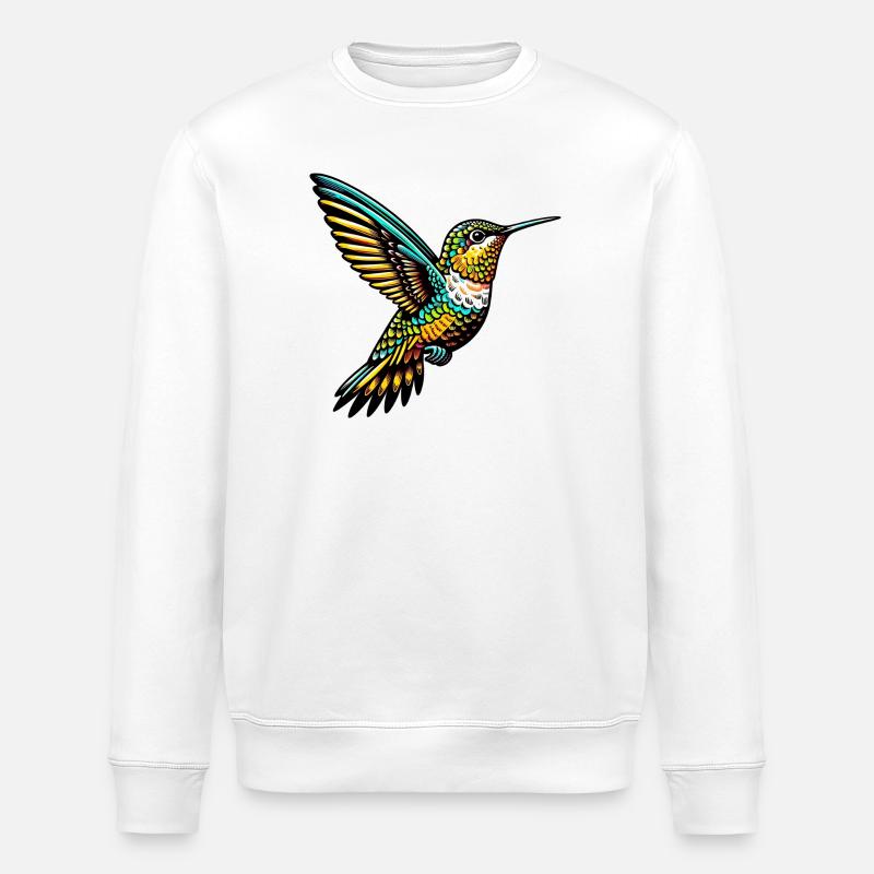 Kolibri - Stanley/Stella Unisex Bio-Sweatshirt ROLLER - Weiß