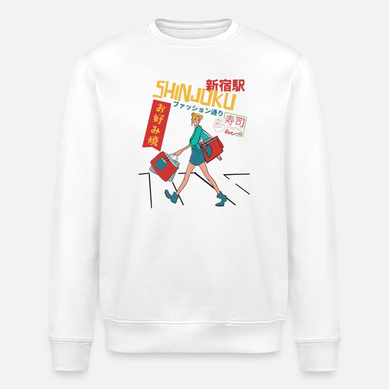 Shinjuku Shopping - Stanley/Stella Unisex Bio-Sweatshirt ROLLER - Weiß