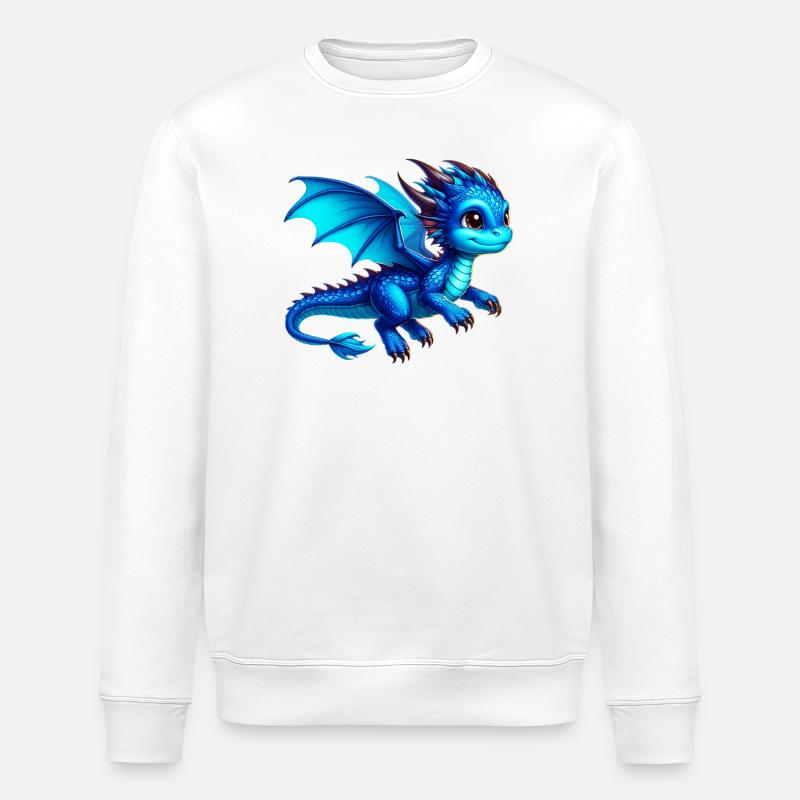Dragon - Sweat bio ROLLER Stanley/Stella Unisexe - blanc