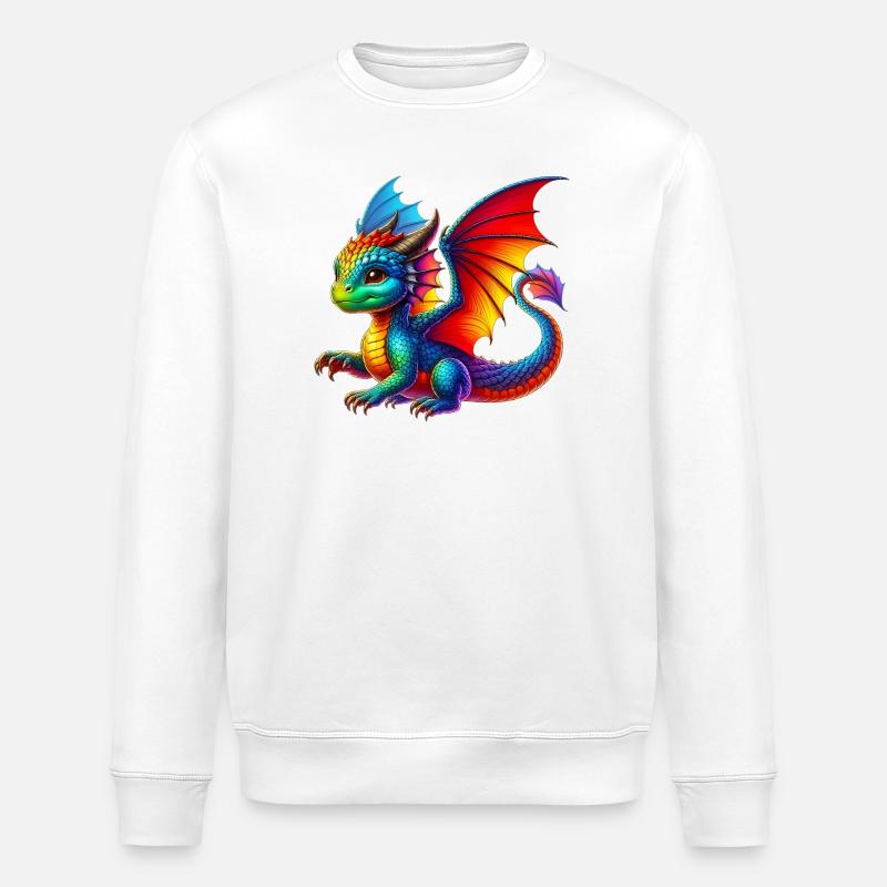 Dragon - Sweat bio ROLLER Stanley/Stella Unisexe - blanc
