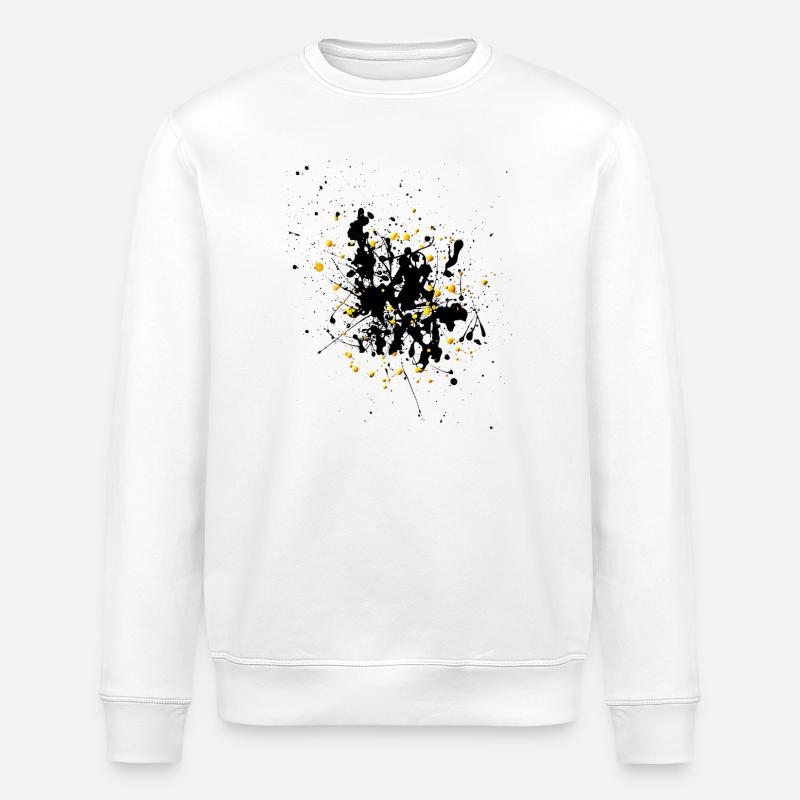 Yellowblack.Splash - Stanley/Stella Unisex Bio-Sweatshirt ROLLER - Weiß