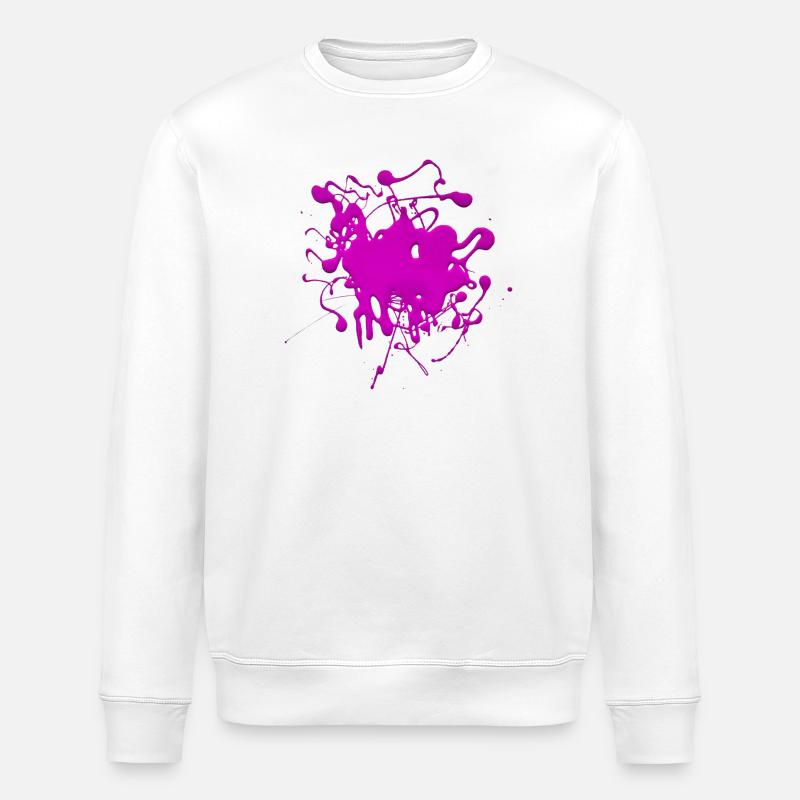 Pink.Splash - Stanley/Stella Unisex Bio-Sweatshirt ROLLER - Weiß