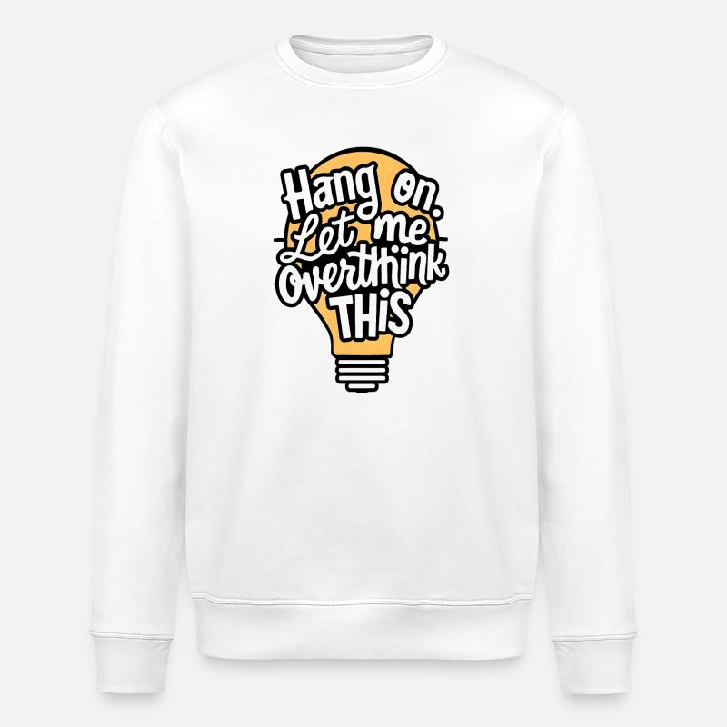 Creative Idea Lamp Design - Stanley/Stella ROLLER Unisex Organic Sweatshirt - white