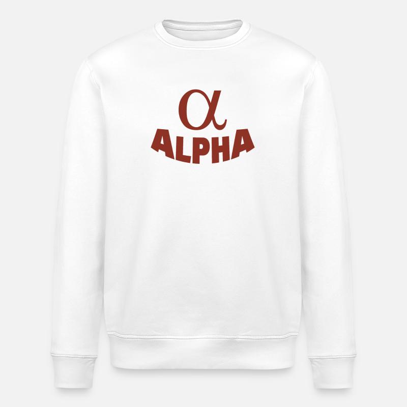 ALPHA - Stanley/Stella Unisex Bio-Sweatshirt ROLLER - Weiß