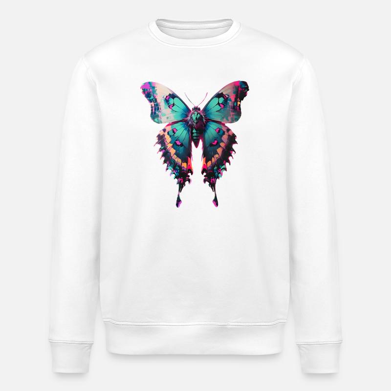 Falter - Stanley/Stella Unisex Bio-Sweatshirt ROLLER - Weiß