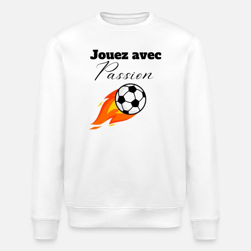 Jouez avec passion - Sweat bio ROLLER Stanley/Stella Unisexe - blanc