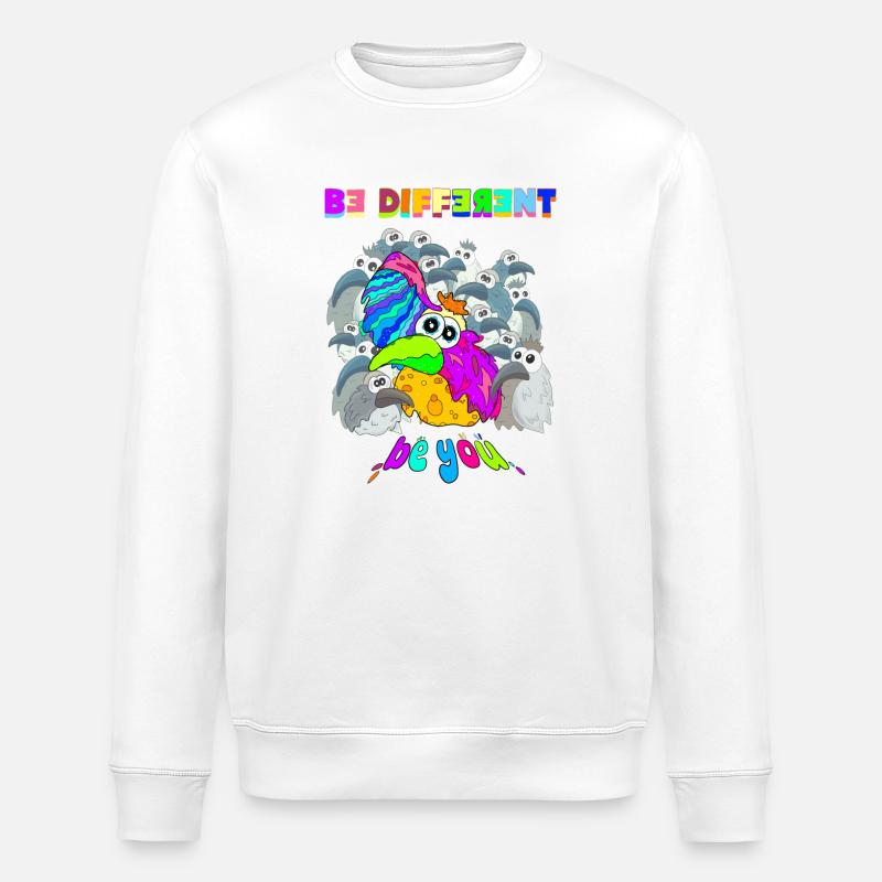 be different - Stanley/Stella Unisex Bio-Sweatshirt ROLLER - Weiß