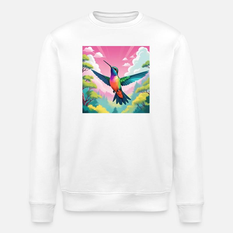 Kolibri - Stanley/Stella Unisex Bio-Sweatshirt ROLLER - Weiß