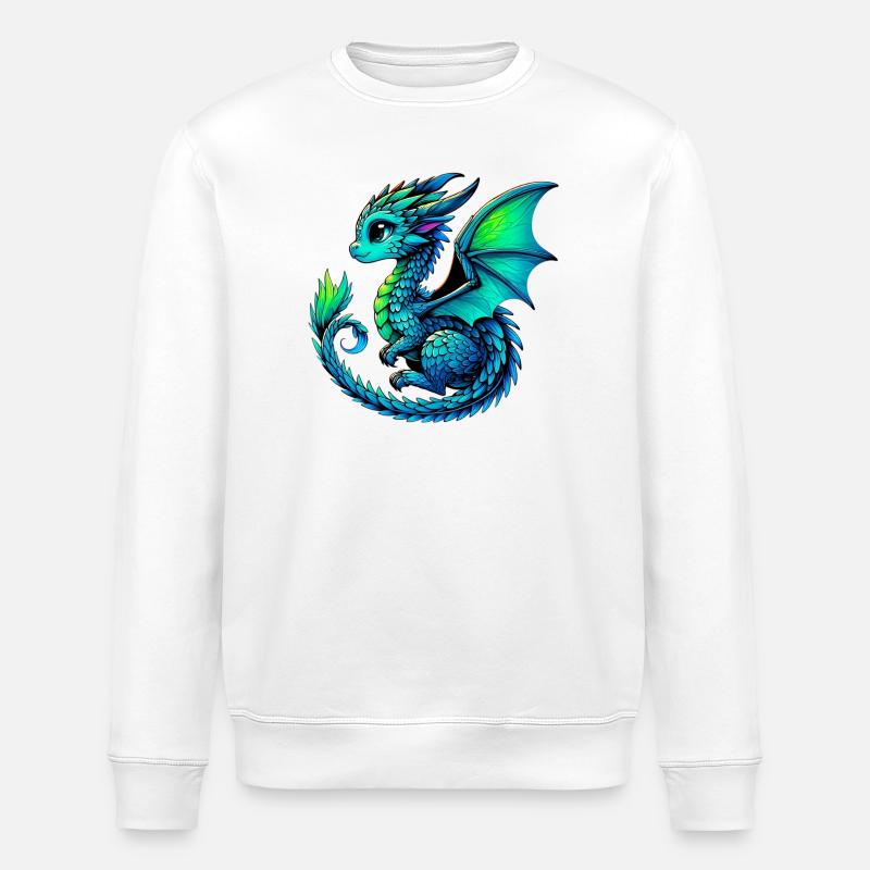 Dragon - Sweat bio ROLLER Stanley/Stella Unisexe - blanc