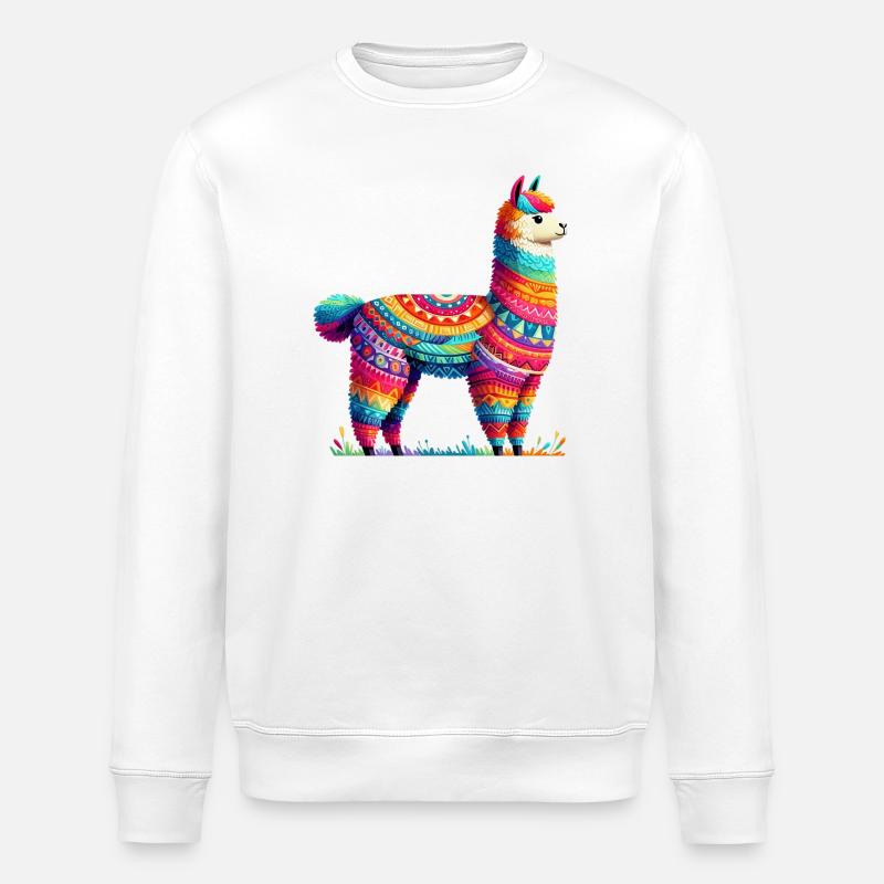 Alpaka - Stanley/Stella Unisex Bio-Sweatshirt ROLLER - Weiß