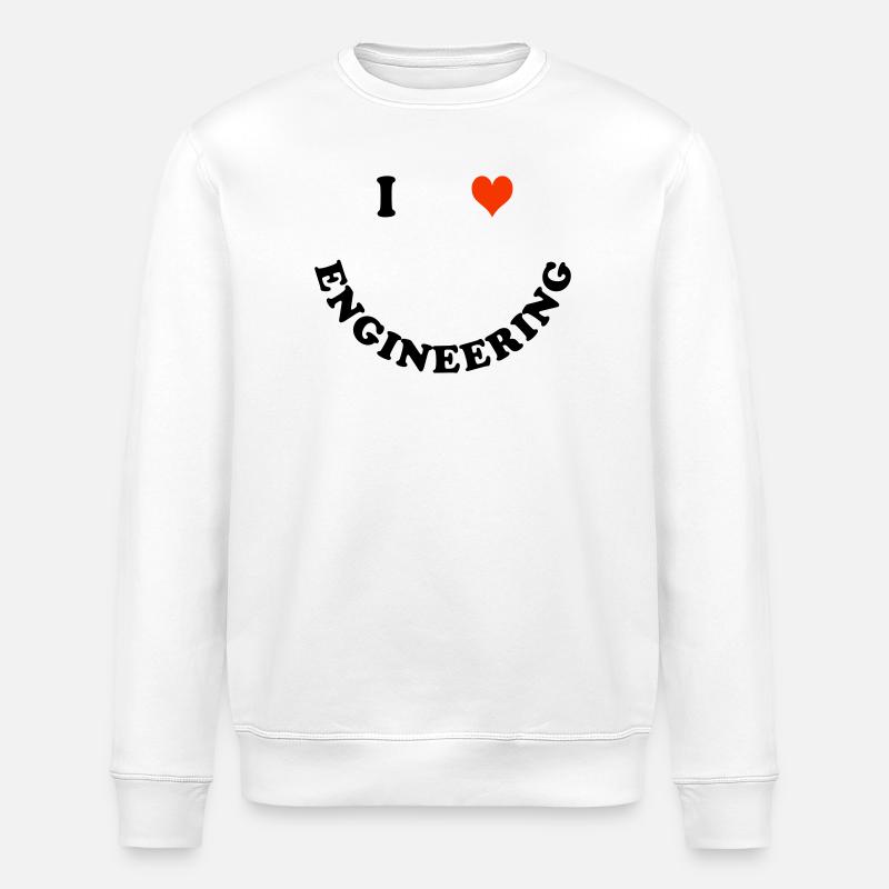 Ingénieur - Sweat bio ROLLER Stanley/Stella Unisexe - blanc