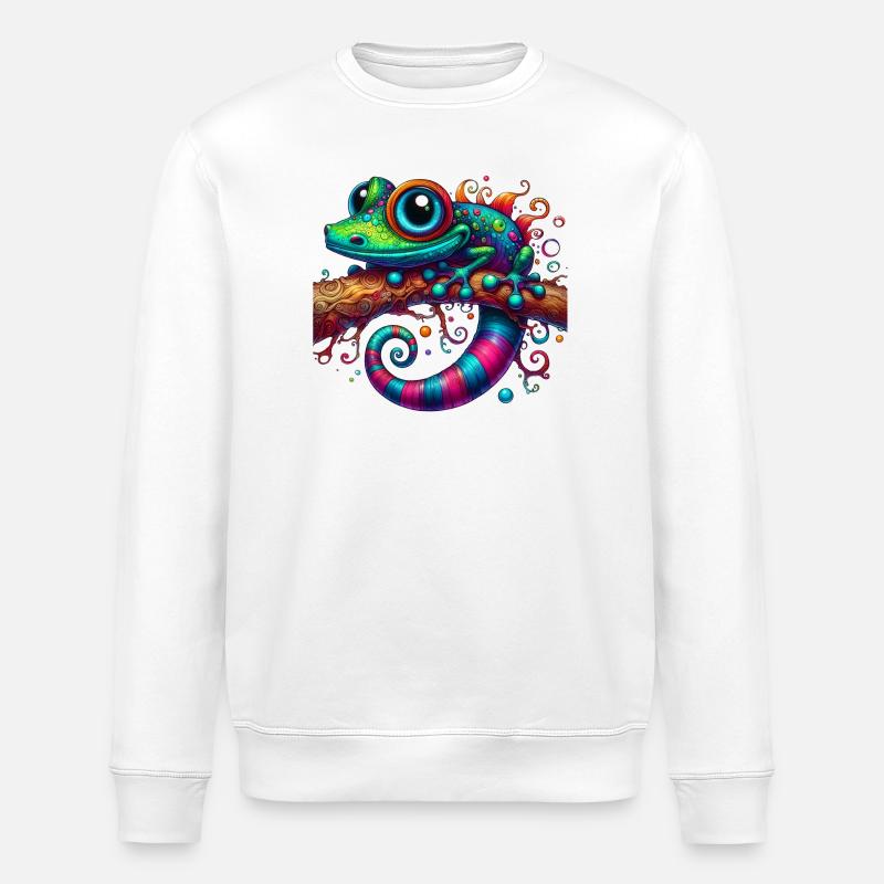 Gecko - Sweat bio ROLLER Stanley/Stella Unisexe - blanc