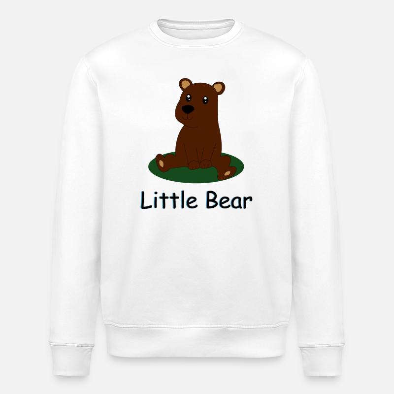 Petite Ourse - Sweat bio ROLLER Stanley/Stella Unisexe - blanc