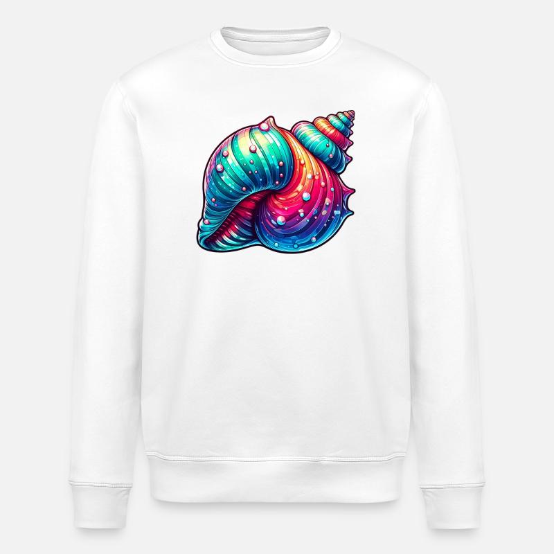 Muschel - Stanley/Stella Unisex Bio-Sweatshirt ROLLER - Weiß