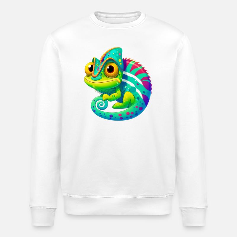 Chameleon - Stanley/Stella ROLLER Unisex Organic Sweatshirt - white
