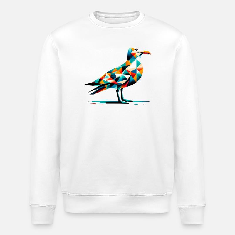 Gull - Stanley/Stella ROLLER Unisex Organic Sweatshirt - white