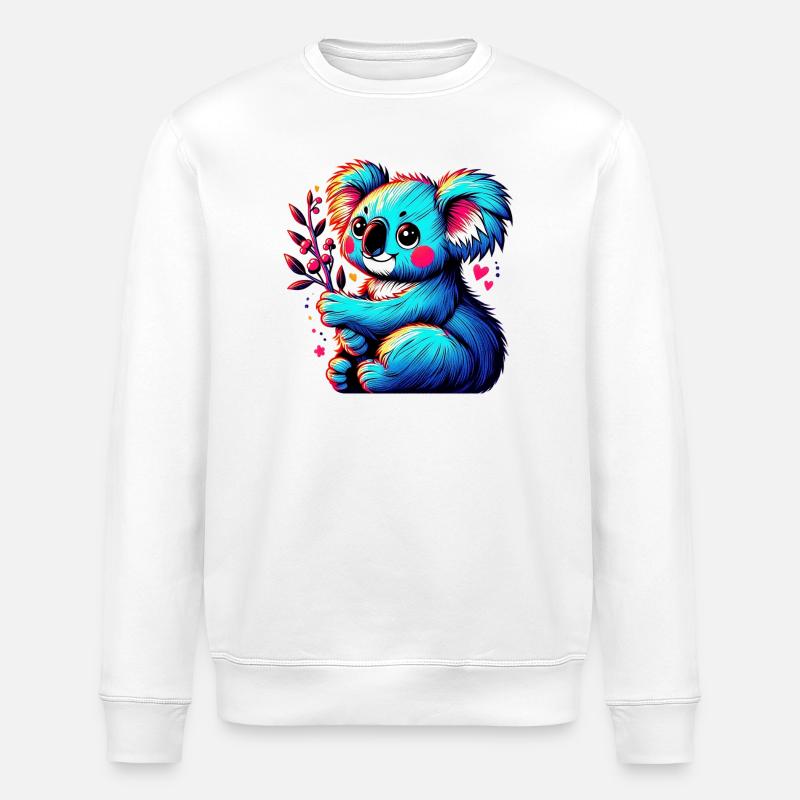 Koala - Stanley/Stella Unisex Bio-Sweatshirt ROLLER - Weiß