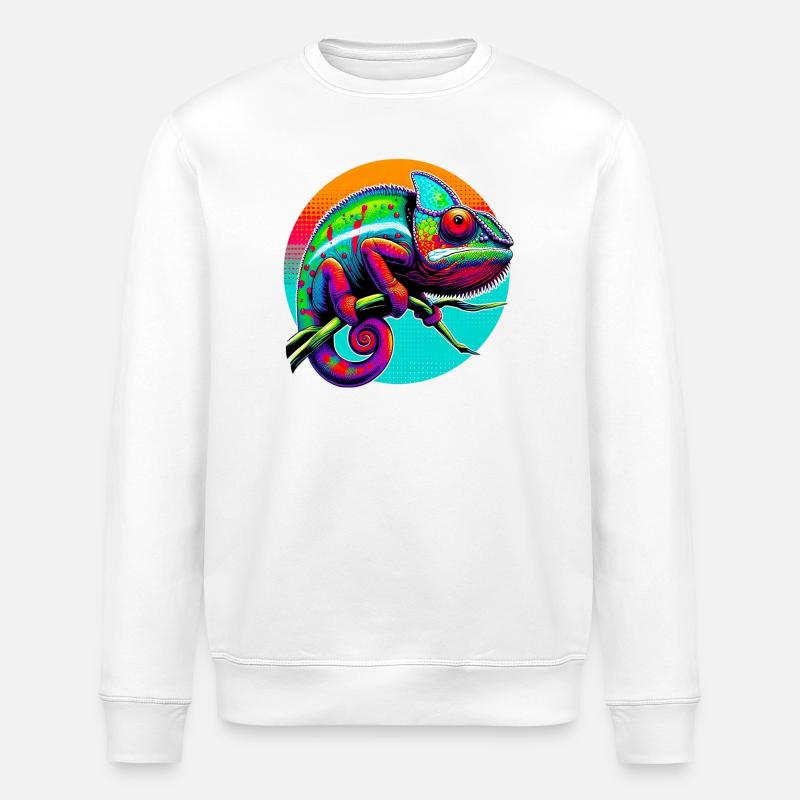 Chameleon - Stanley/Stella ROLLER Unisex Organic Sweatshirt - white