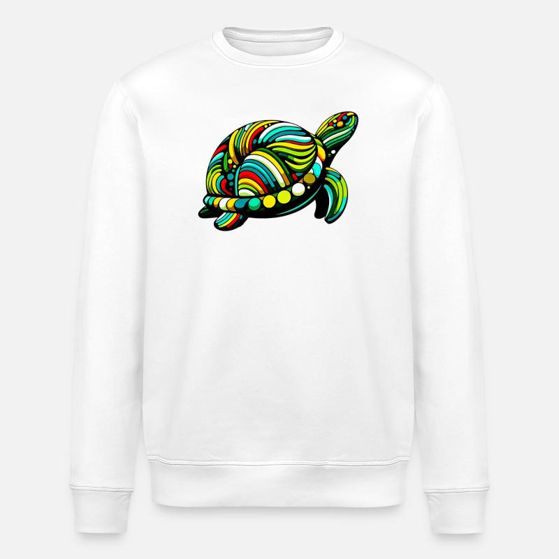 Tortue - Sweat bio ROLLER Stanley/Stella Unisexe - blanc