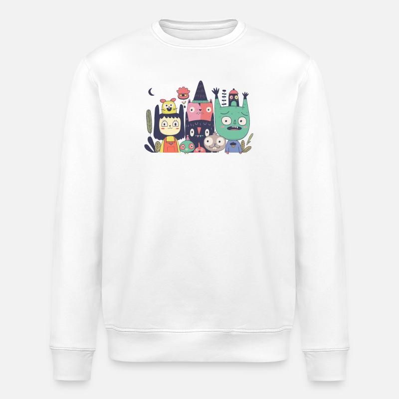 Evening - Stanley/Stella ROLLER Unisex Organic Sweatshirt - white