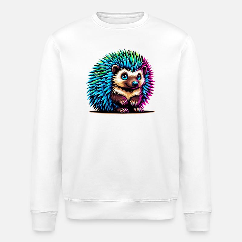 Igel - Stanley/Stella Unisex Bio-Sweatshirt ROLLER - Weiß