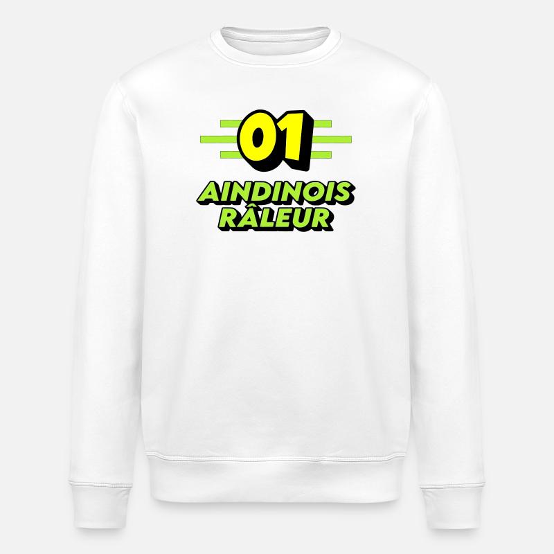 Klagender Aindinois - Stanley/Stella Unisex Bio-Sweatshirt ROLLER - Weiß