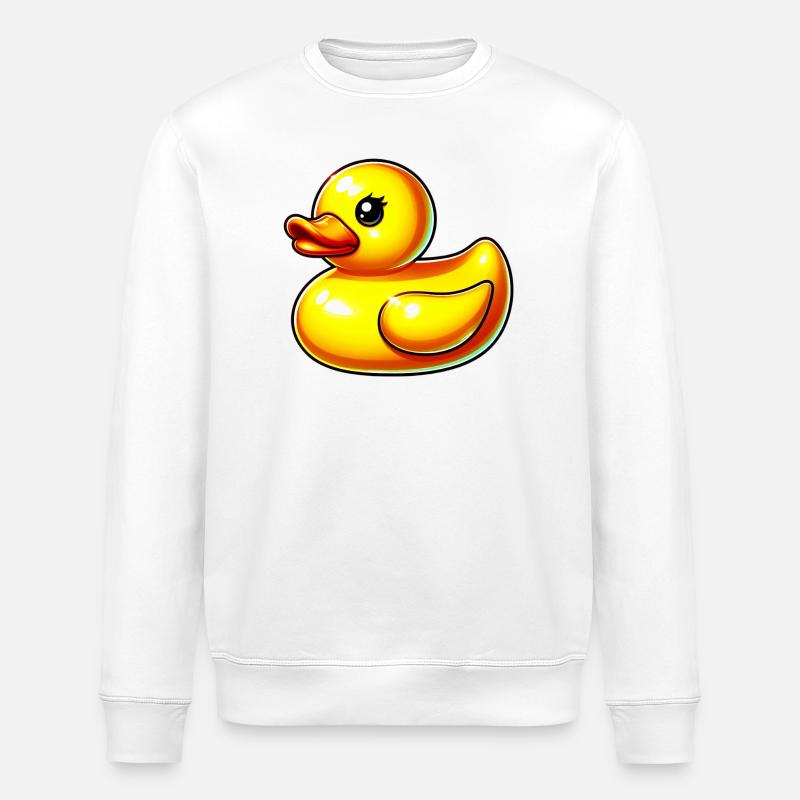 Caneton Canard Canard Canard - Sweat bio ROLLER Stanley/Stella Unisexe - blanc