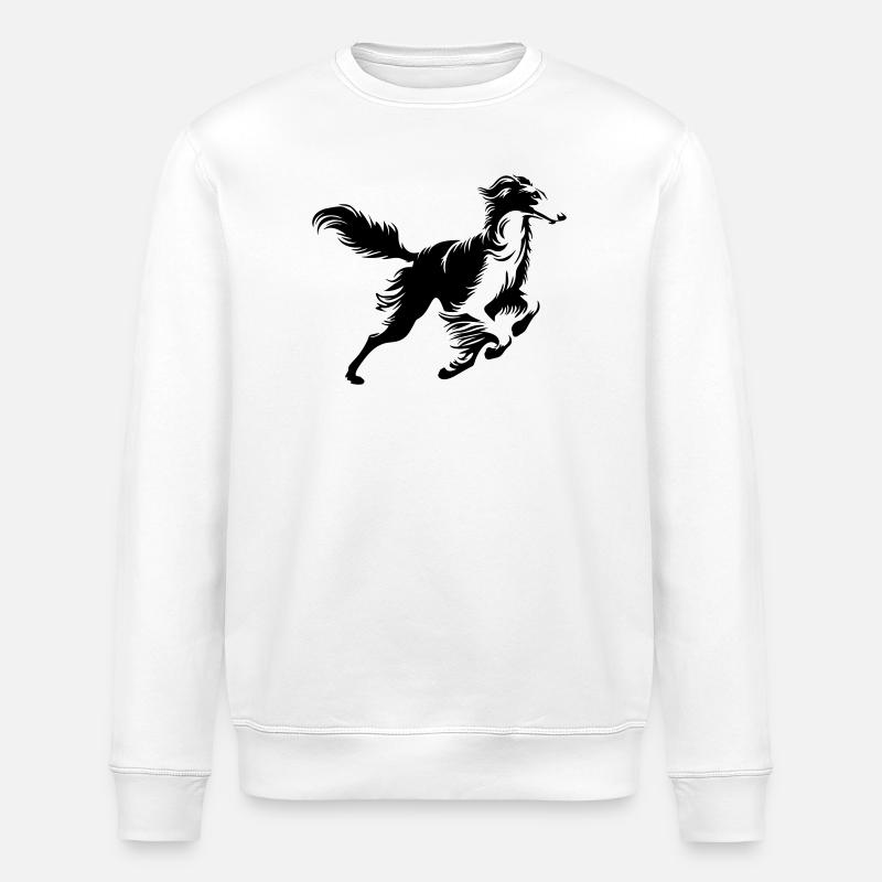 Barsoi - Stanley/Stella Unisex Bio-Sweatshirt ROLLER - Weiß