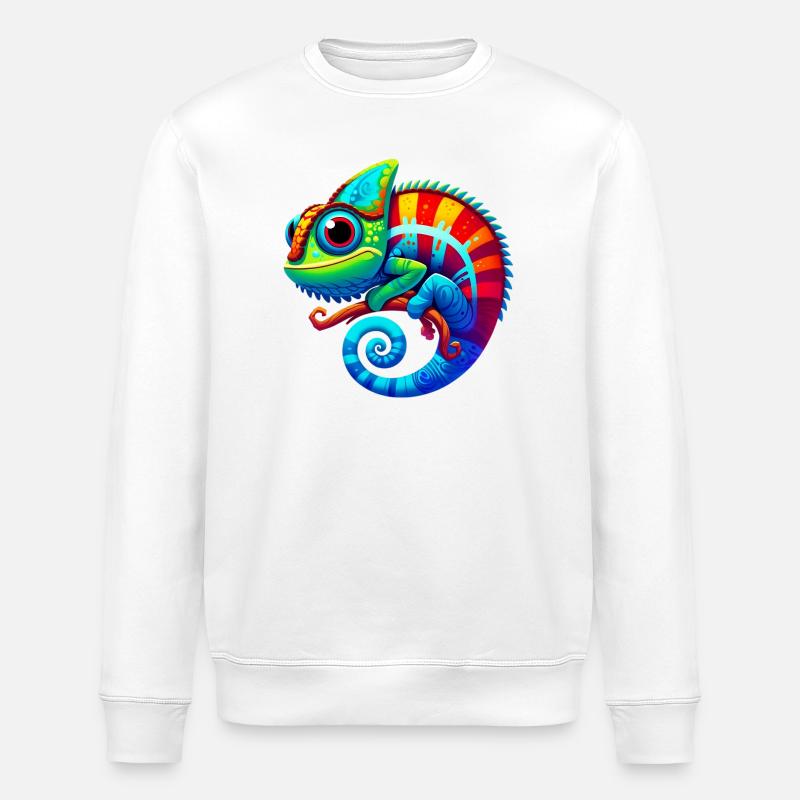 Chameleon - Stanley/Stella ROLLER Unisex Organic Sweatshirt - white