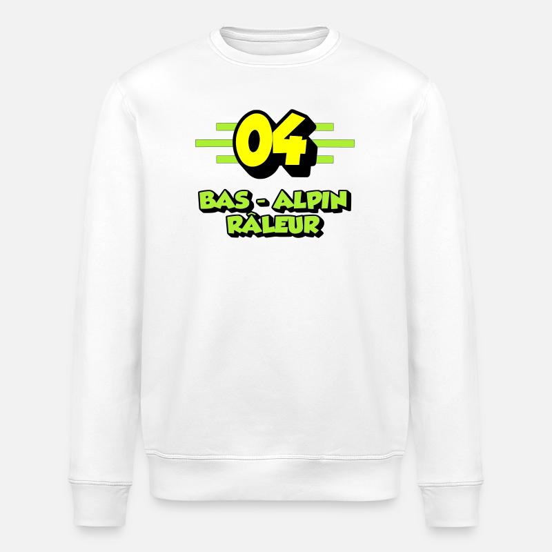 Grummelnder Alpenboden - Stanley/Stella Unisex Bio-Sweatshirt ROLLER - Weiß