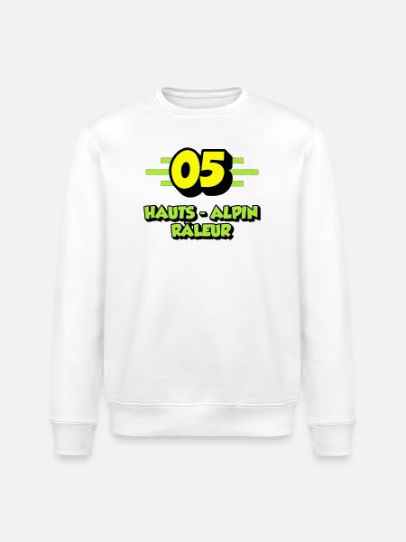 High Alpine Complainer - Stanley/Stella ROLLER Unisex Organic Sweatshirt - white