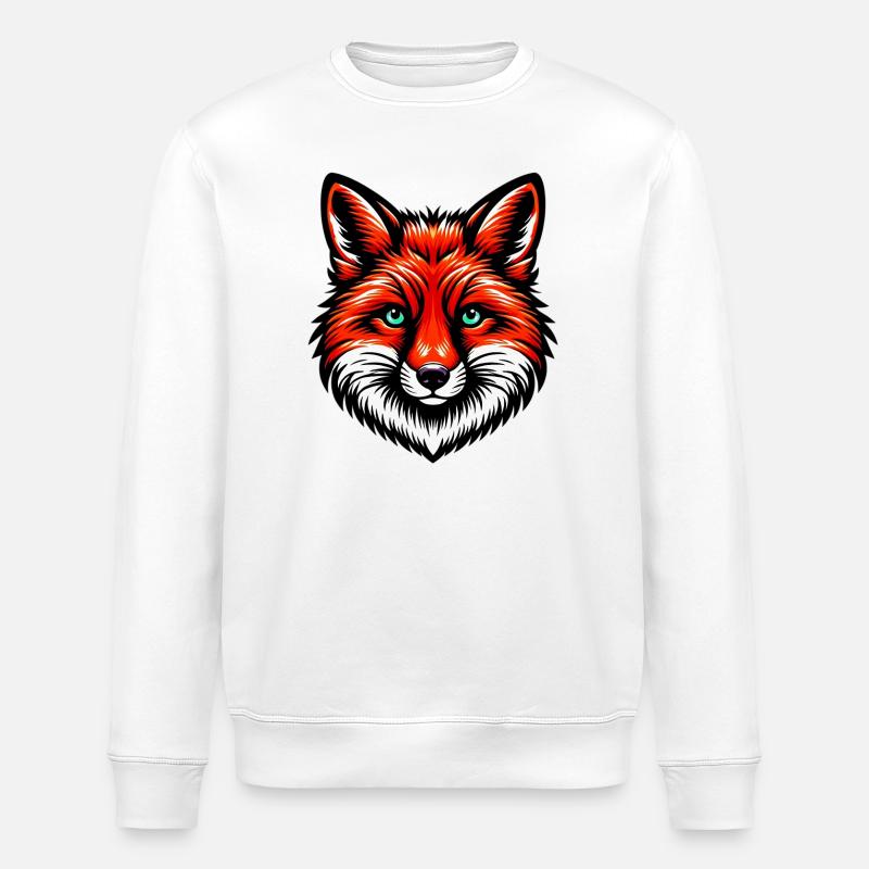 Renard - Sweat bio ROLLER Stanley/Stella Unisexe - blanc