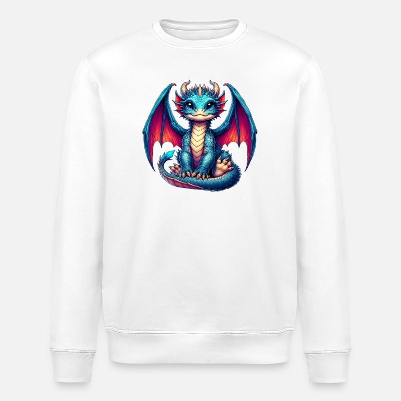 Dragon - Sweat bio ROLLER Stanley/Stella Unisexe - blanc