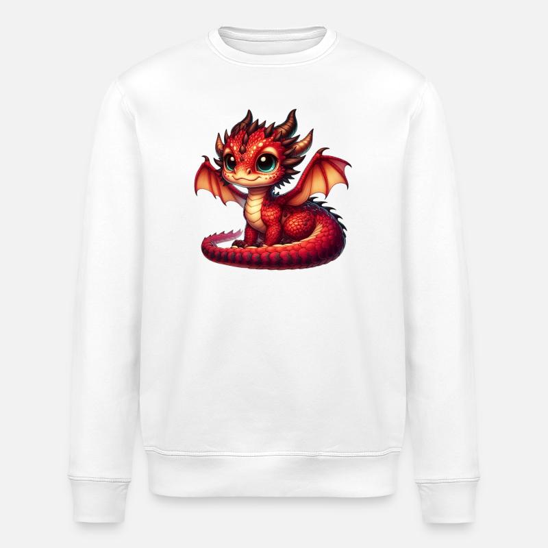 Dragon - Sweat bio ROLLER Stanley/Stella Unisexe - blanc
