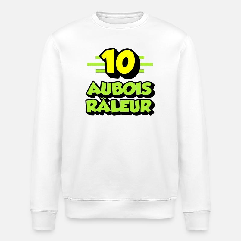 Complaining Aube - Stanley/Stella ROLLER Unisex Organic Sweatshirt - white