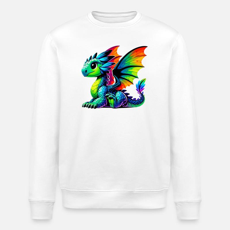 Dragon - Sweat bio ROLLER Stanley/Stella Unisexe - blanc