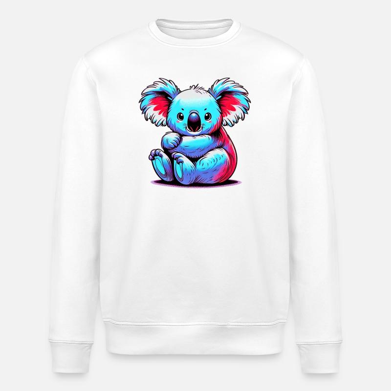 Koala - Stanley/Stella Unisex Bio-Sweatshirt ROLLER - Weiß