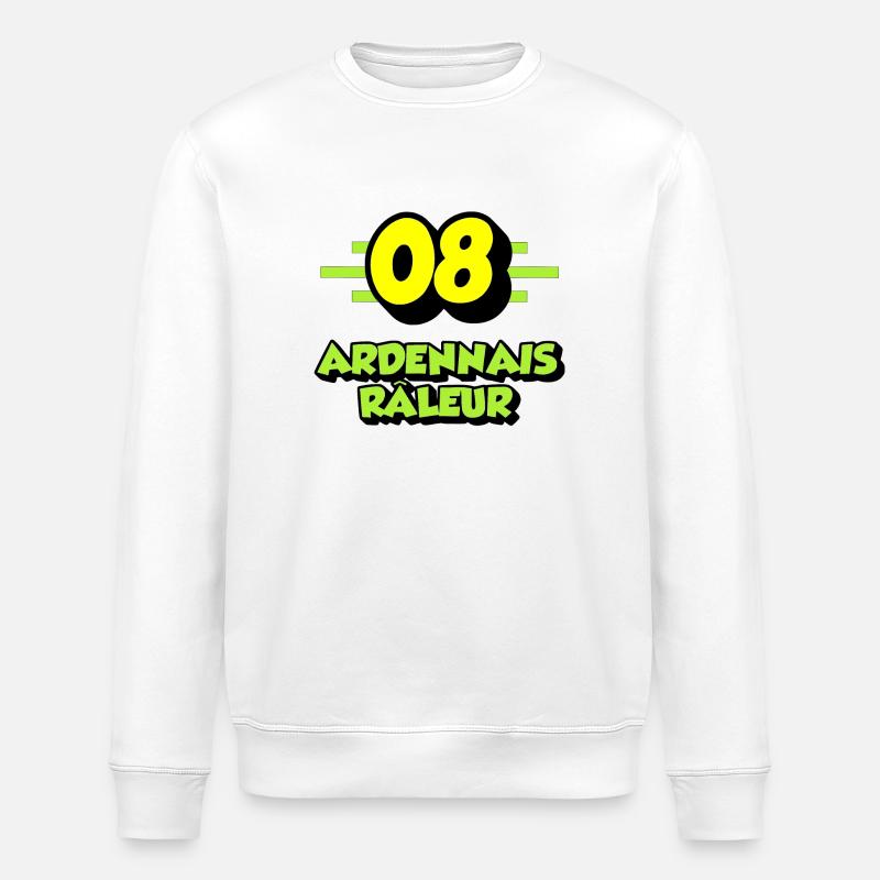 Complaining Ardennes - Stanley/Stella ROLLER Unisex Organic Sweatshirt - white