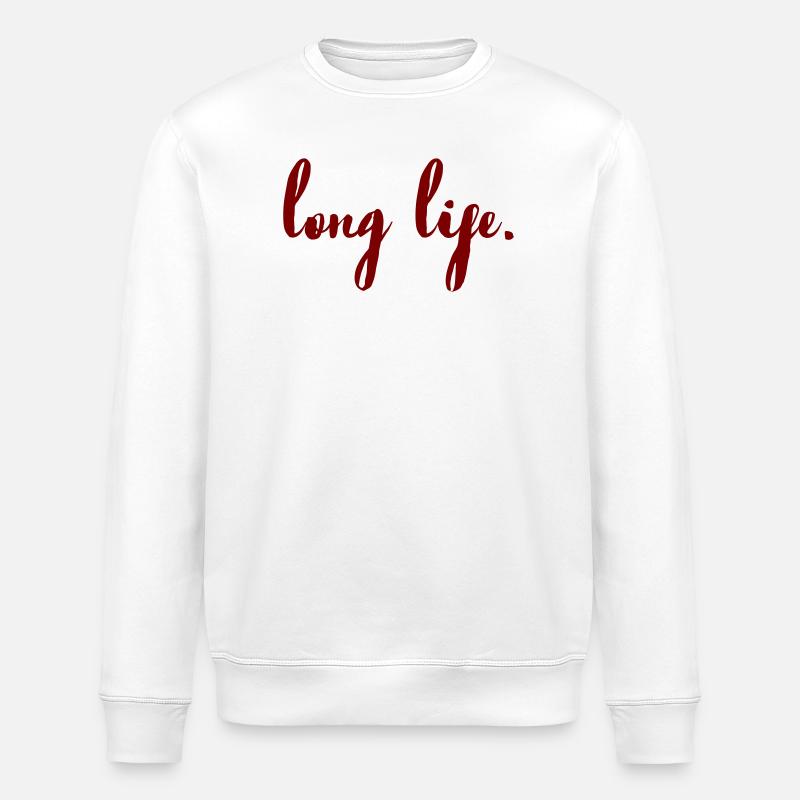 Scénario de longue durée - Sweat bio ROLLER Stanley/Stella Unisexe - blanc