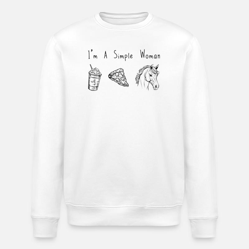 Awaiting design - Stanley/Stella ROLLER Unisex Organic Sweatshirt - white