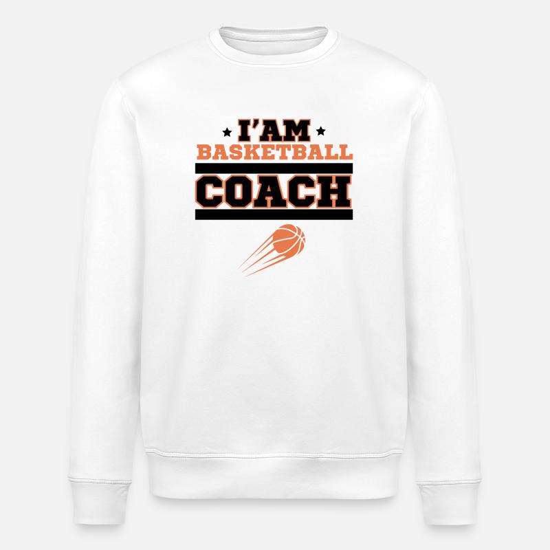 Basketball-Trainer - Stanley/Stella Unisex Bio-Sweatshirt ROLLER - Weiß