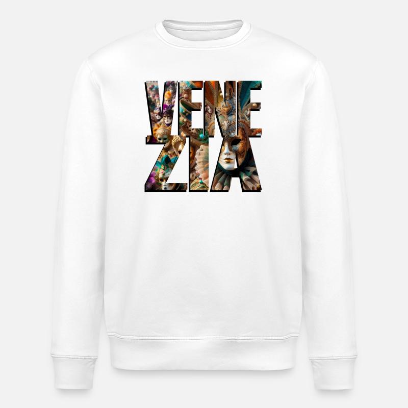 VENEDIG - Stanley/Stella Unisex Bio-Sweatshirt ROLLER - Weiß